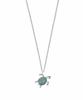 Boldiere Swimming Turtle Necklace_ N24