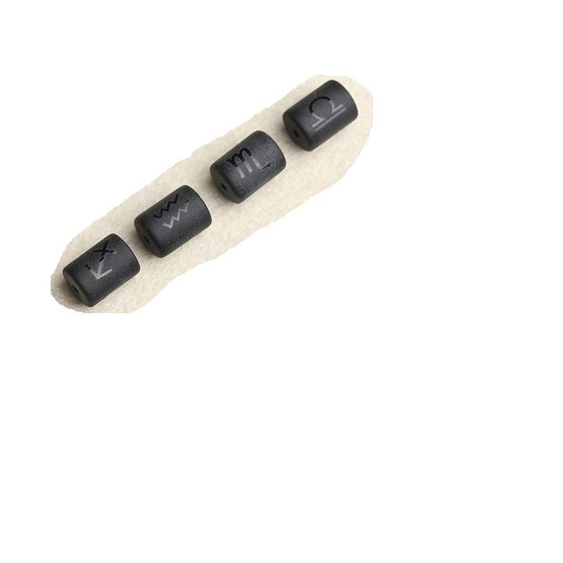 DIY Černé kamenné konstelace sudové korálky pro ručně vyráběné šperky