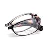 Folding Reading Glasses Magnifier Glasses Frame Men and Women Style High-end Versatile Presbyopic Glasses Reading Glasses Unisex