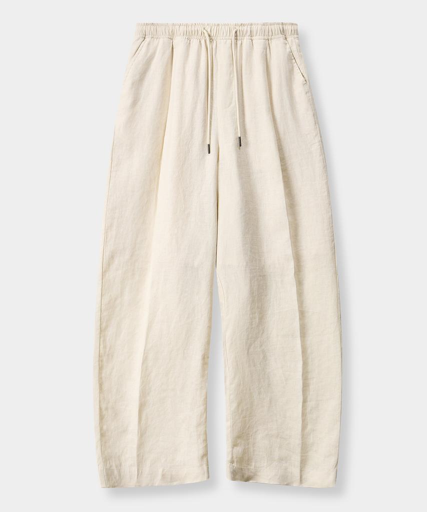 Dimiteulibeullaeg [10Th Anniversary Special] © Everyone'S 100% Linen Curved Pants_3 Colors