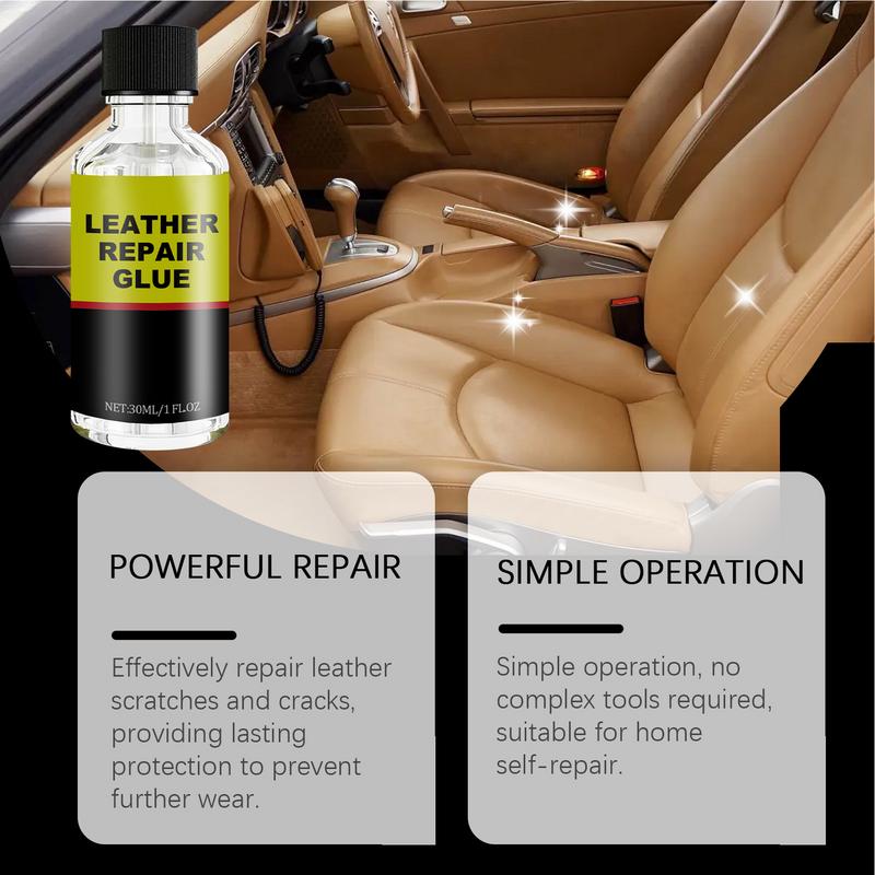 

Car Leather Conditioner Polish Repair Filler 30ml Car Seat Scratch Remover Liquid For Car Truck Sedan Pickup Scooter SUV Wheels CN