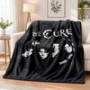 The Cure Printed Flannel Blanket Warm Comfort Bed Throw For Indoor Home Decoration