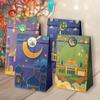 12PCS Eid Mubarak Islam Muslim Festival Gift Bags Ramadan Kareem Tote Bag Eid Mubarak Party Gifts Packaging Bag