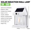 (white) LED Solar Bulb Light Outdoor Solar Lamp With Motion Sensor Solar Lights