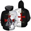 Knight Cross Cosplay Sweatshirt 3d Printed Hoodie Pullover Jacket Suit Costume