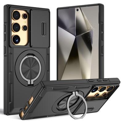 Funda Protectora Magnética con Anillo para Caídas para Samsung Galaxy A17 5G A16 A26 A36 A56 A15 S25 Ultra S24 S26 Plus Fundas para Teléfono Móvil