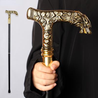 Leeuwenkop Luxe Decoratieve Wandelstok Canes Mannen Party Vintage Wandelstokken Vrouwen Mode Elegante Wandelstok