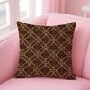 Classic Patterns Cushion Cover Pillowcase Short Plush Invisible Zipper Room Sofa Cushion Cover
