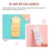 120 Pages Kawaii Stationery Cartoon Cat Paw Memo Pad Bookmark Flags Index Tab Sticky Notes Label Paper Stickers