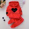 Spring Autumn Newborn Baby Girl Clothing Set Kids Tracksuit Printed T-shirt+Casual Pants 2PCS Children Clothes Suit