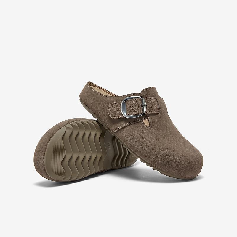 BASTO Flache Freizeit-Halbschuhe zum Hineinschlüpfen für Damen mit offener Zehenpartie
