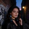 Gothic Black Heart Thorn Blue Crystal Earrings For Women With Style Fashion Jewelry