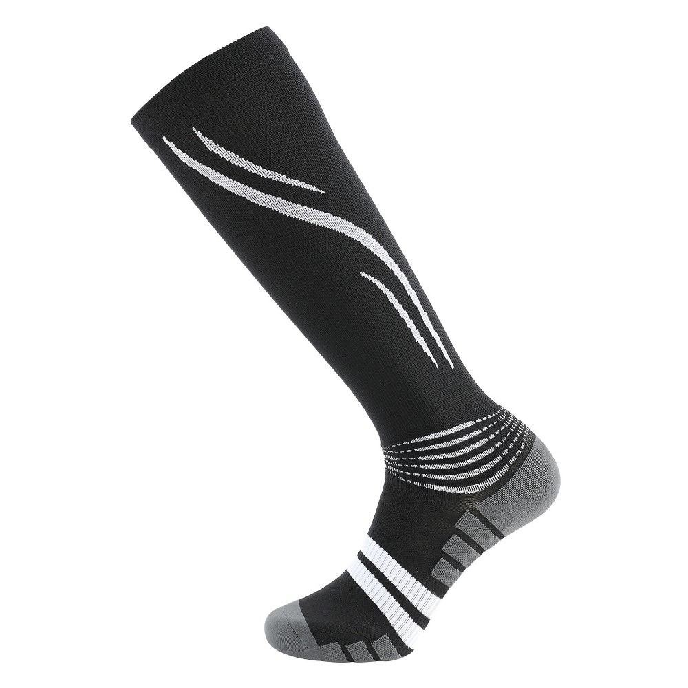1 Pair Comfortable Fitness Long Leg Socks Knee High Cycling Calf Socks  for Men and Women