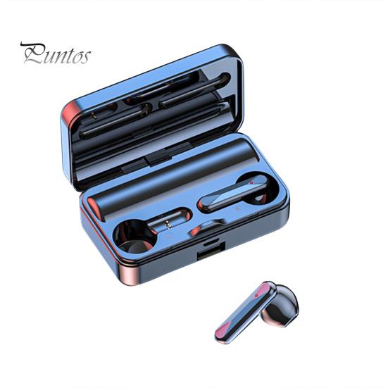 

S20 наушники-вкладыши гарнитуры цифровой дисплей высокой емкости черные Bluetooth-совместимые 5.1 беспроводные стерео наушники для Samsung чёрный