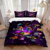 Minecraft End Dimension Adventure Printed 3pcs Bedding Set Soft Microfiber 1 Duvet Cover And 2 Pillowcases Home Bedroom Decor Xmas Gift Ek114