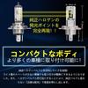 Perrace LED H4 Headlight, Compatible with Car Inspections, Explosion Light, H4 LED Headlight, Fanless,