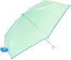 Because Folding Umbrella 50cm Vinyl Umbrella Compact Clear Color Rain Umbrella Green D-065964