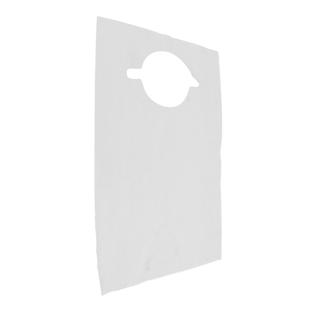 100pcs Disposable Adult Bib Waterproof Restaurant Beauty Salon Dental Bib for Elderly 15.7 X 23.6 Inch