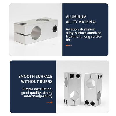 1 Stück Optische Achsen Säulenbefestigungsklemme Aluminiumlegierung Vertikal Fixierter Durchmesser Stahlrohr Befestigungshalter Gleicher/Unterschiedlicher Durchmesser