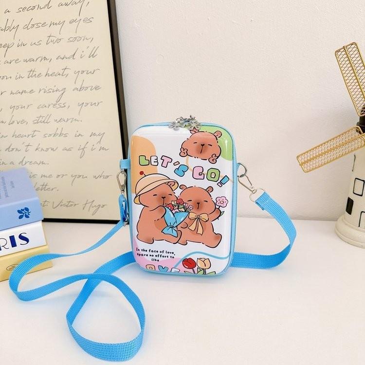 Labubu Capybara Pvc Childrens Bag With Animal Print And Cute Design For School Storage