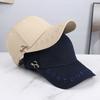 Solid Color Simple Temperament Letter Embroidery Decorative Versatile Baseball Cap Outdoor Travel Breathable Comfortable Cap