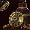 Retro Telephone Moc Building Toys Carousel Blocks Model Room Decor Diy Bricks Ornament Gifts For Kids Adult 1130Pcs With Light