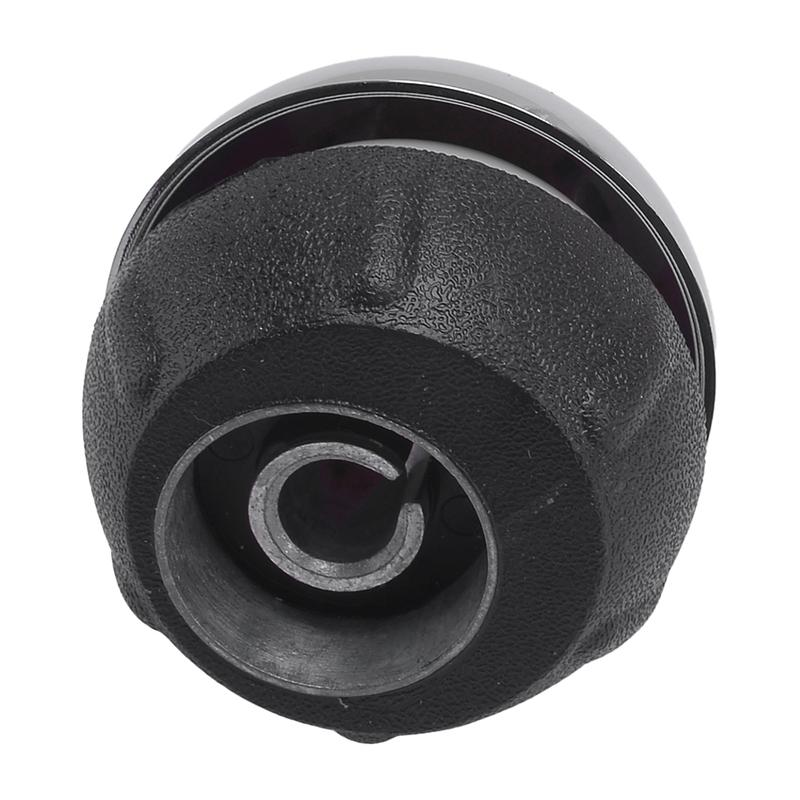 

6 Speed Gear Shift Shifter Knob Head Ball 55344048 Fit for Fiat 500 2012 2013 2014 2015 2016 2017 2018 Chrome Silver & Black