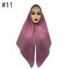 High Quality Malaysian Ladies Hijab Scarf Solid Color Cotton Oversize Square Scarf Muslim Shawls and Wraps Hijabs Foulard Femme
