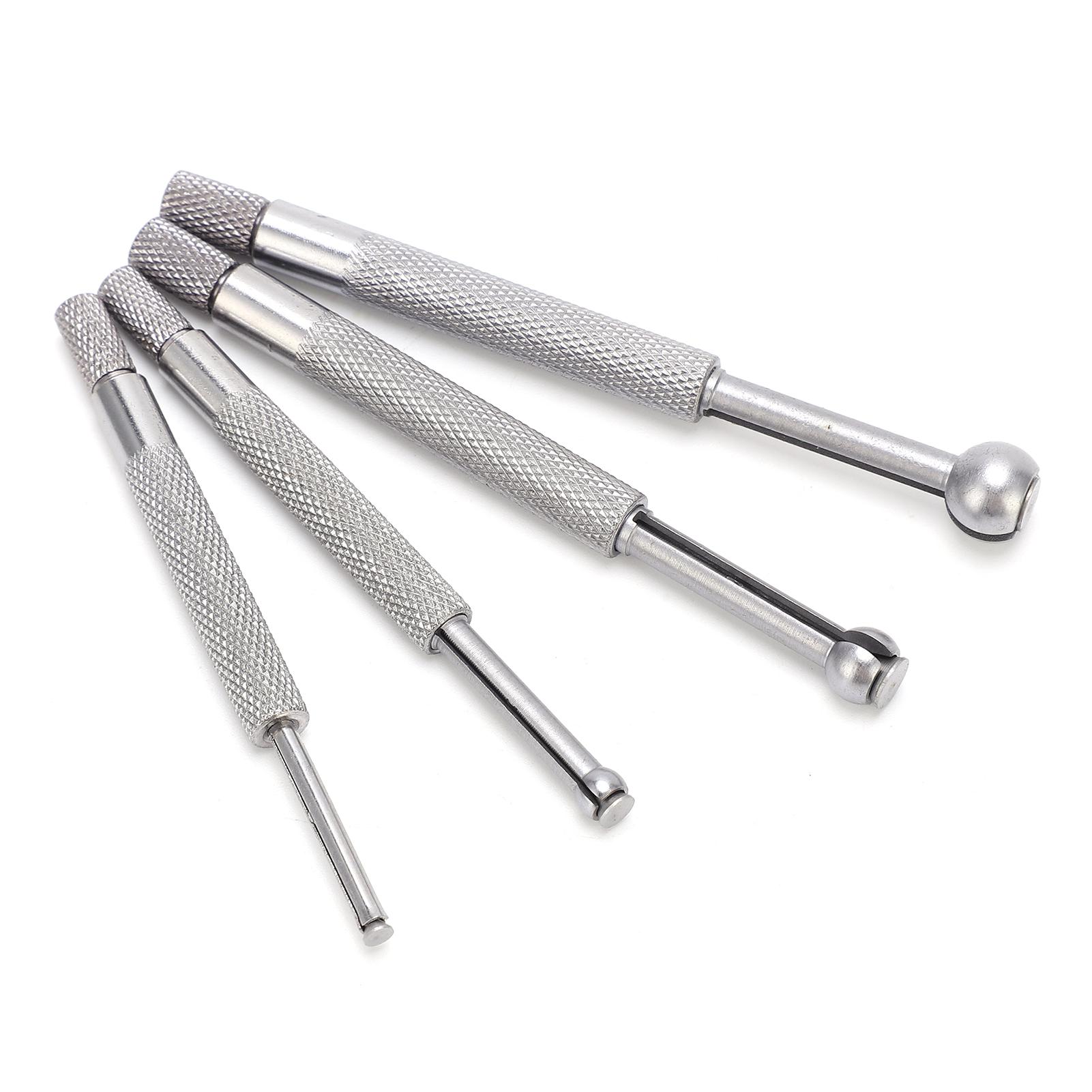 

4PCS Telescopic Gauge Full Ball Gauge Bore Gauge Set 3‑13mm for Measuring Hole Slit