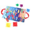 Cloth Fishing Game Cute Fun Portable Educational Early Learning Colorful Baby Fishing Toy with