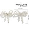 Heart Pearl Bow Brooch Detachable Tassel Fixed Clothes Pin Waist Buckle Button Clasps Trouser Leg Decorative Brooch
