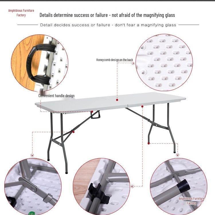 Portable Outdoor Folding Table & Chair Set with Backrest - Multi-functional for Camping & Dorm Use