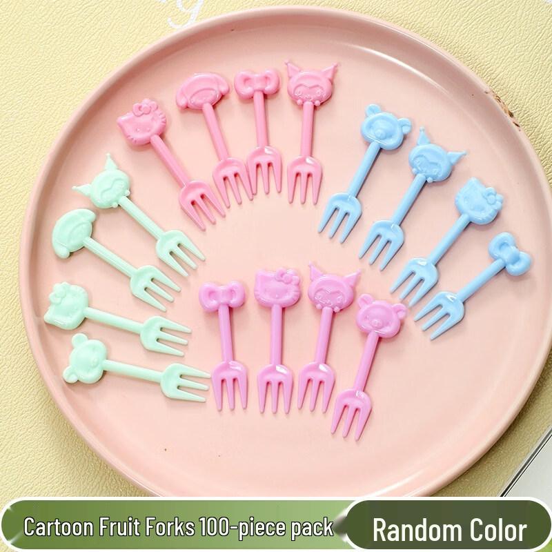 ZISIZ Disposable Fruit Fork Set