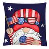 New American Independence Day Pillowcase, American Peach Skin Velvet Printed Cushion Cover, Sofa Pillow Cover