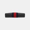 [Pre-Owned] Signature Logo Stripe Web Zipper Canvas Clutch - Very Good #XN4RTF