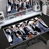 Large Mouse Pad Black White Anime BLEACH Mause Mats Gaming Accessories Office Gamer Keyboard Desk Mat Kurosaki Ichigo Mousepad