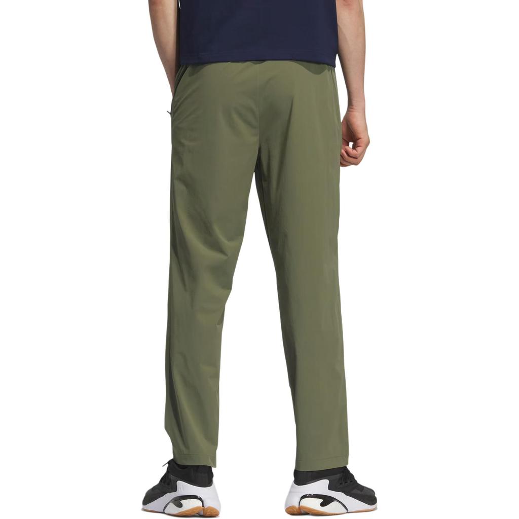adidas Casual Pants Men's Strata Olive Green/Black Moderate Straight Fit Pants KE6004-