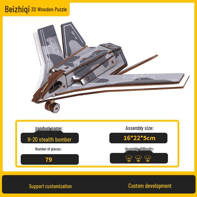 CSGO Wooden Folding Claw Knife & Burst-Fire Toy Gun DIY Puzzle Block Set