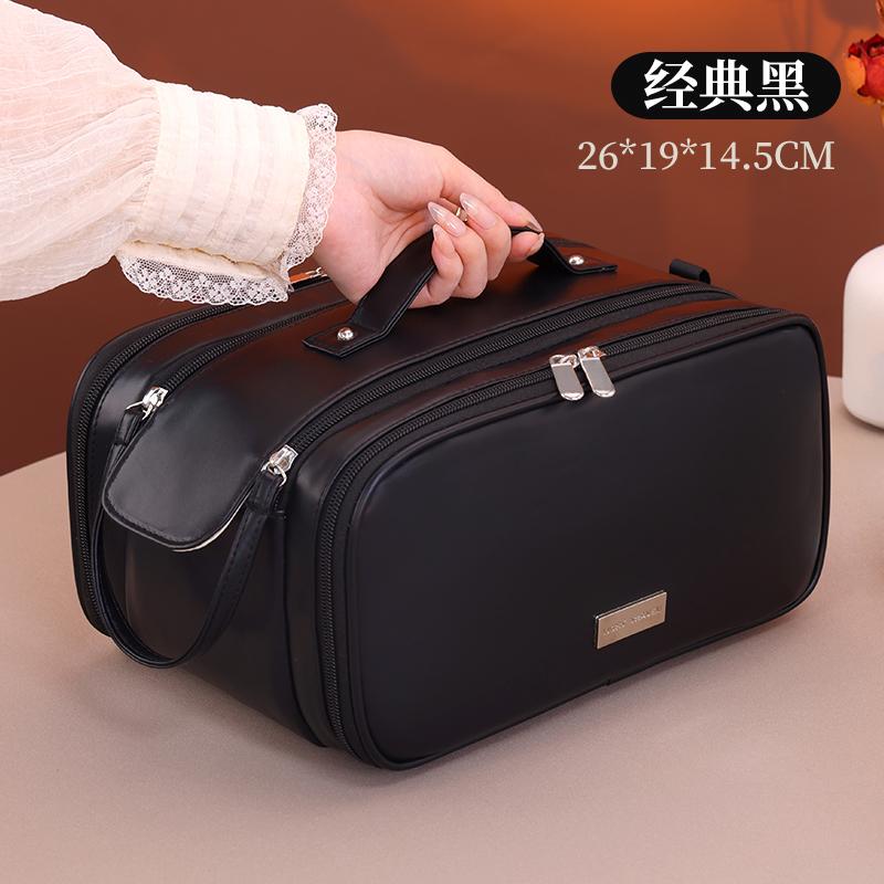 Multifunctional Makeup Bag For Women Wash Pouch High Quality Portable Double Zipper Travel Makeup Brush Toiletries Storage Bag