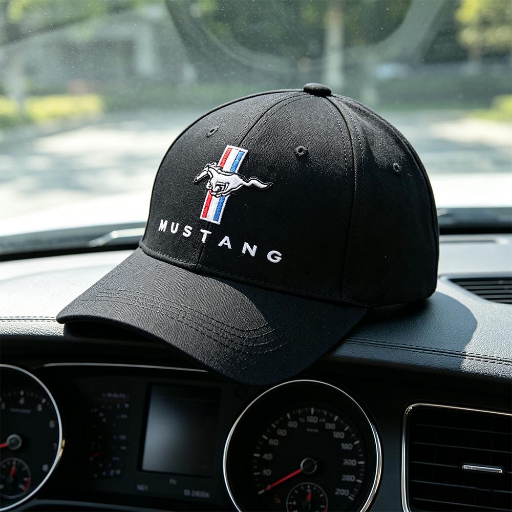 1PCS Cotton Unisex Baseball Cap Adjustable Hat Valve Cap For Ford Focus 2 3 4 MK5 Fiesta MK7 Mondeo Fusion Explorer Ghia j29 Mustang