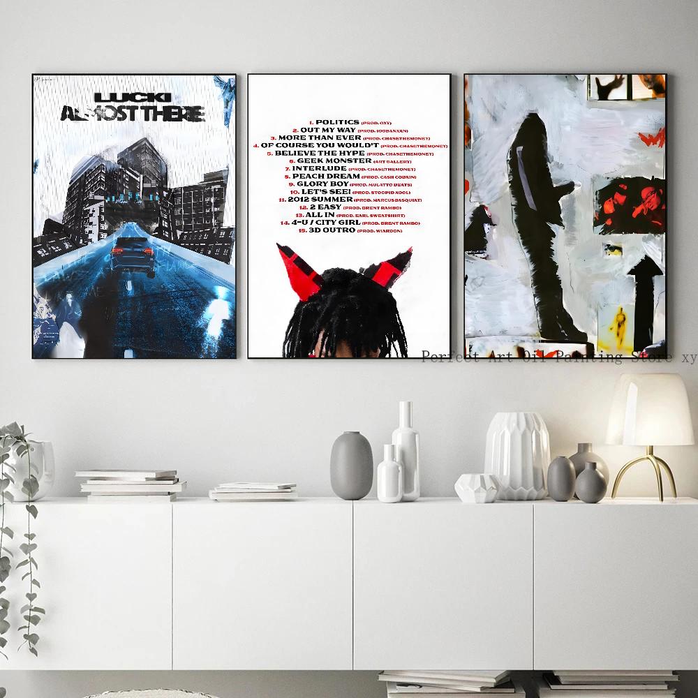 1pc Lucki Rapper 2 Faced Pt 2 Poster HD Posters Home Room Bar Cafe Decor Art Wall Painting Picture