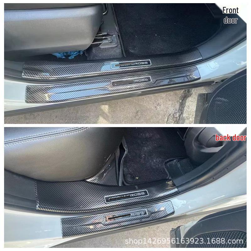 Compatible Exterior Accessories for Toyota Corolla/Cross: Rearview Mirror and Door Handle/Wrist.