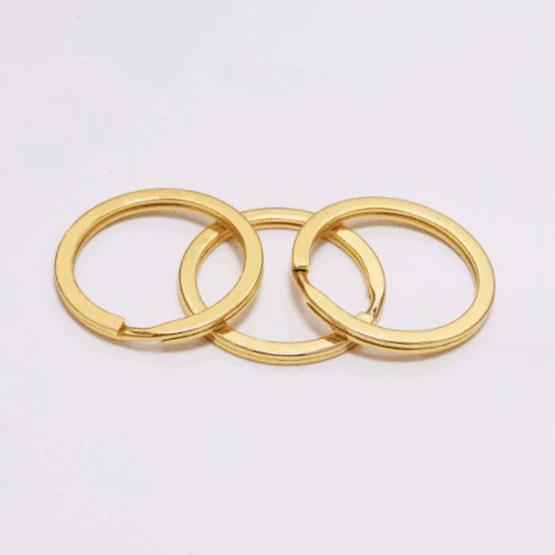 

WTEMPO 100 шт 2.5 см золотисто-серебристый брелок, двухслойный плоский брелок, домашний автомобильный декор брелок DIY аксессуар 100pcs золотой