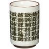 Hayashi Kinosuke Store Mino Ware Sushi Yunomi Tea Cup Large Diameter Approximately 8 Height 11.5 Cm Fish Pattern Rice Bowl Home Use Commercial Made E