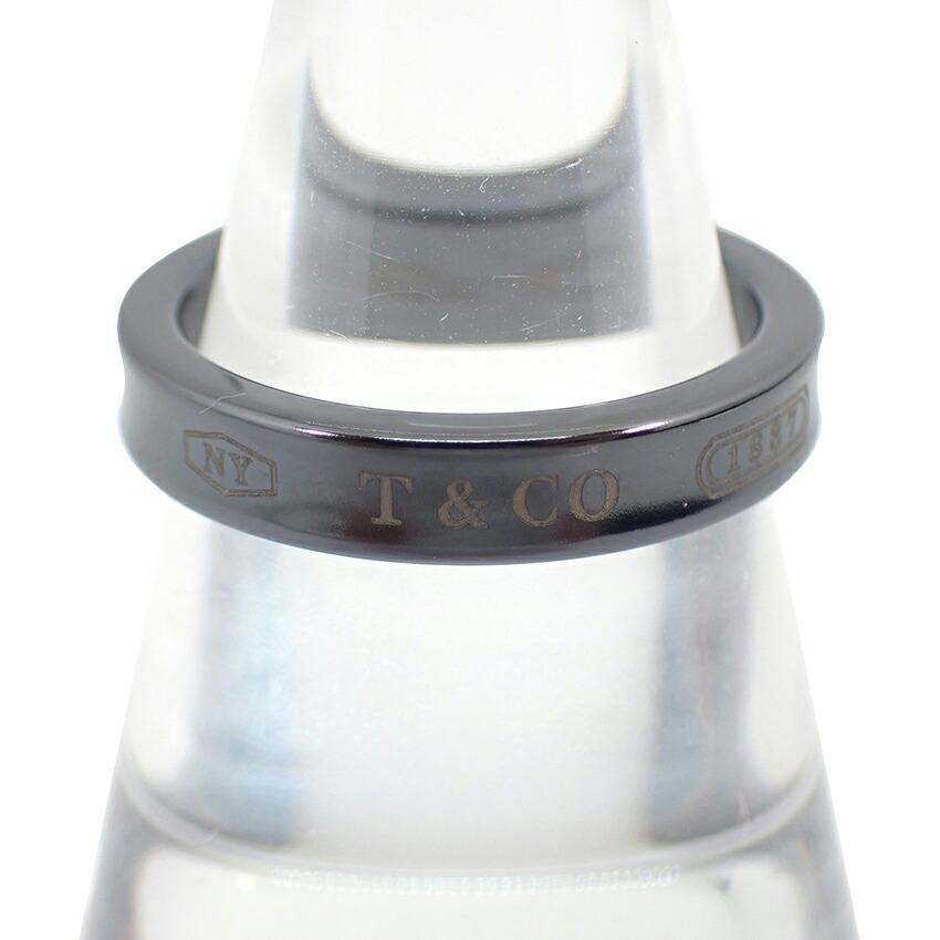 

[Used] TIFFANY/Tiffany Titanium/Black 1837 Ring Size 12.5/Size 12.5/g532-32