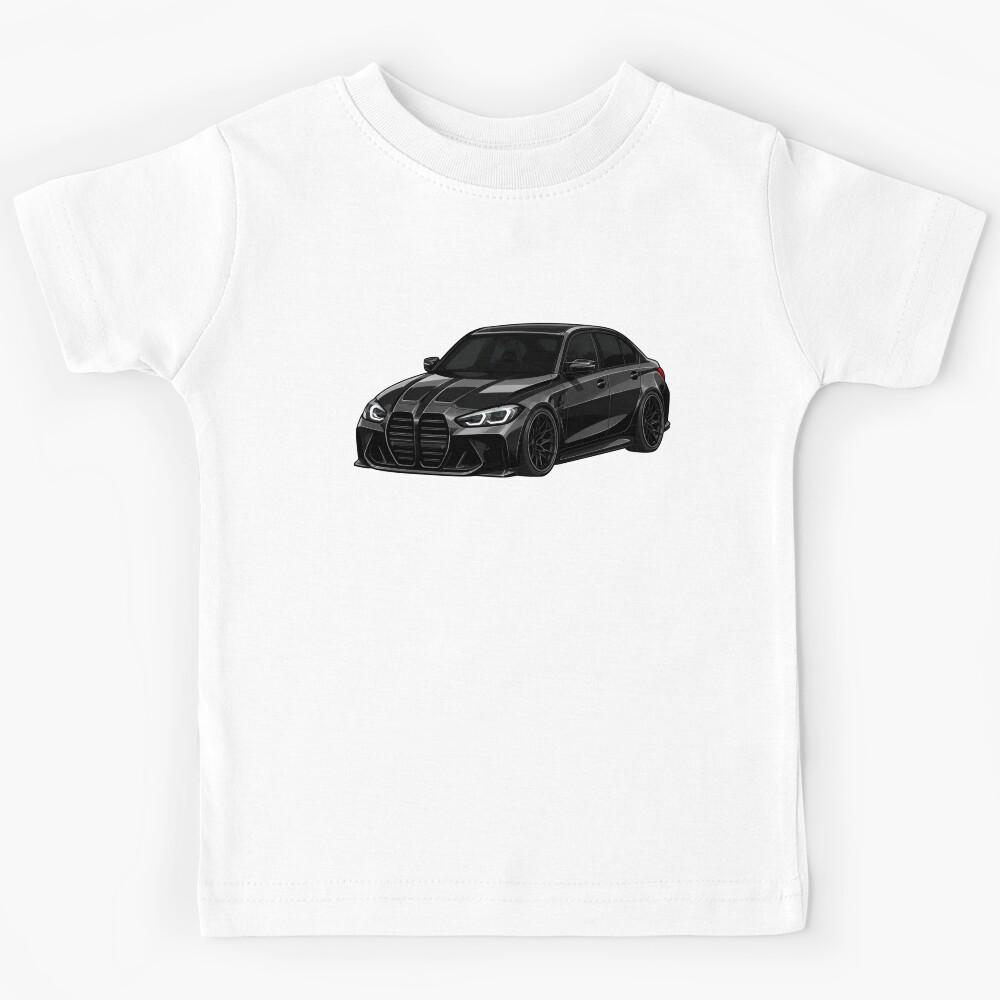 G80 3 Competition Black Sapphire Performance Sedan Mini Toon Kids T-Shirt 110