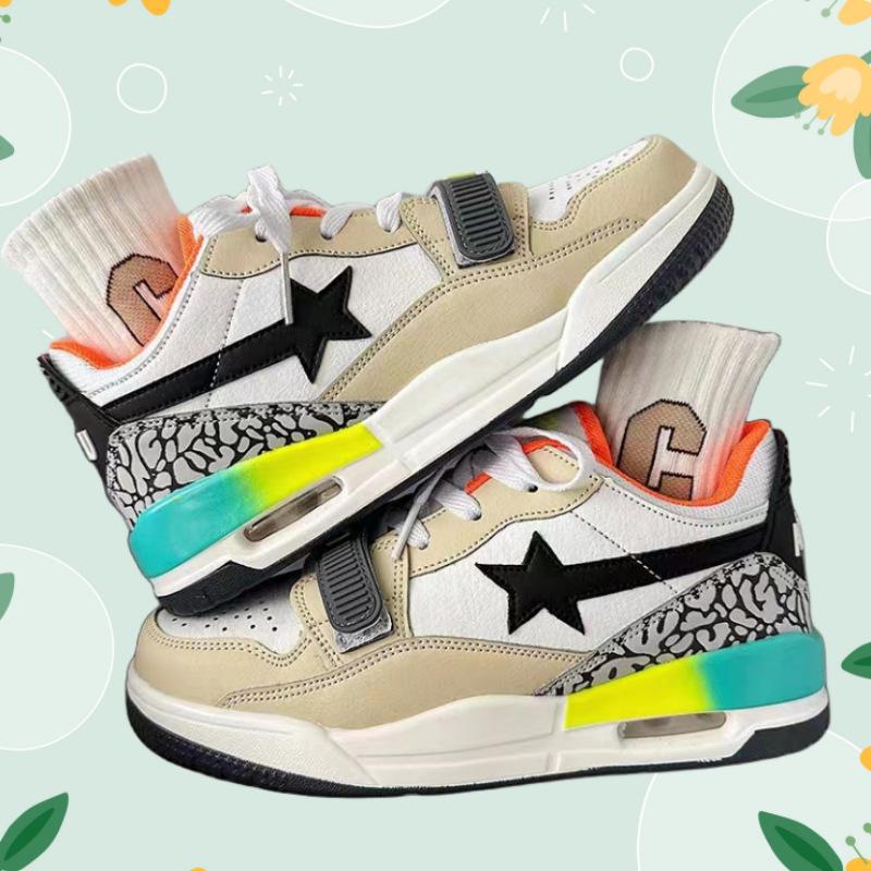 Herren Trend Luftkissen Stern Sneaker Herbst und Winter Atmungsaktive Air Force Board Schuhe Lässige Laufschuhe Herrenschuhe