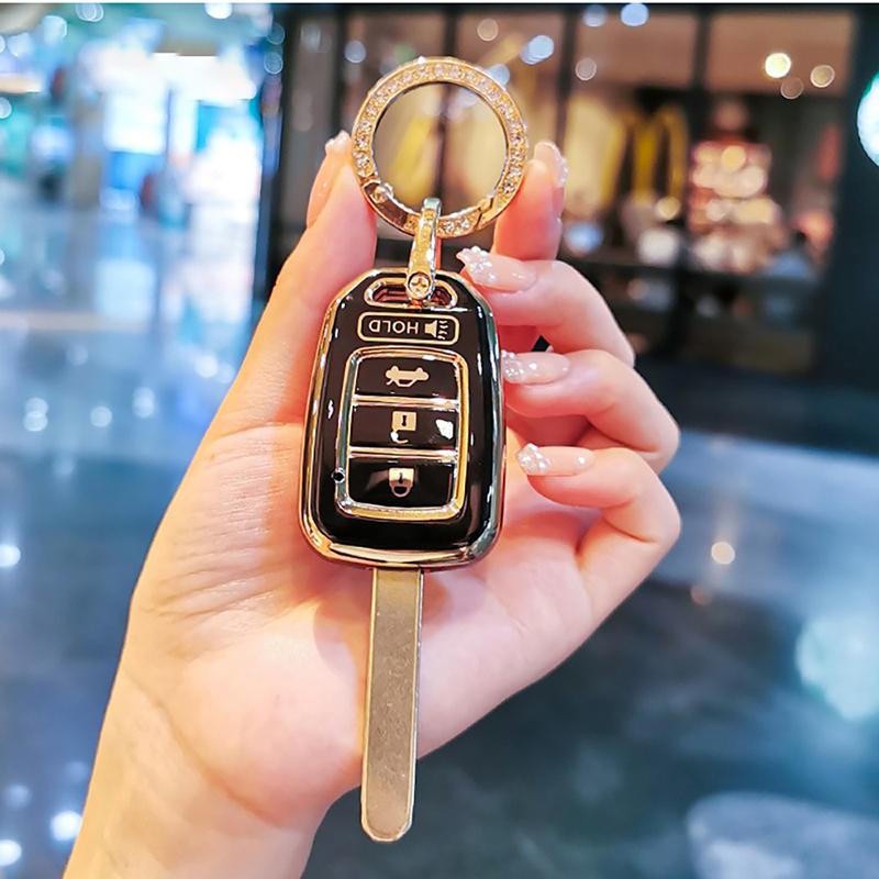 Tpu Auto Smart Key Fob Case Cover Housing Fit For Honda Accord Civic Key Ring Auto Accessories Premium Grade Auto Interior Accessory