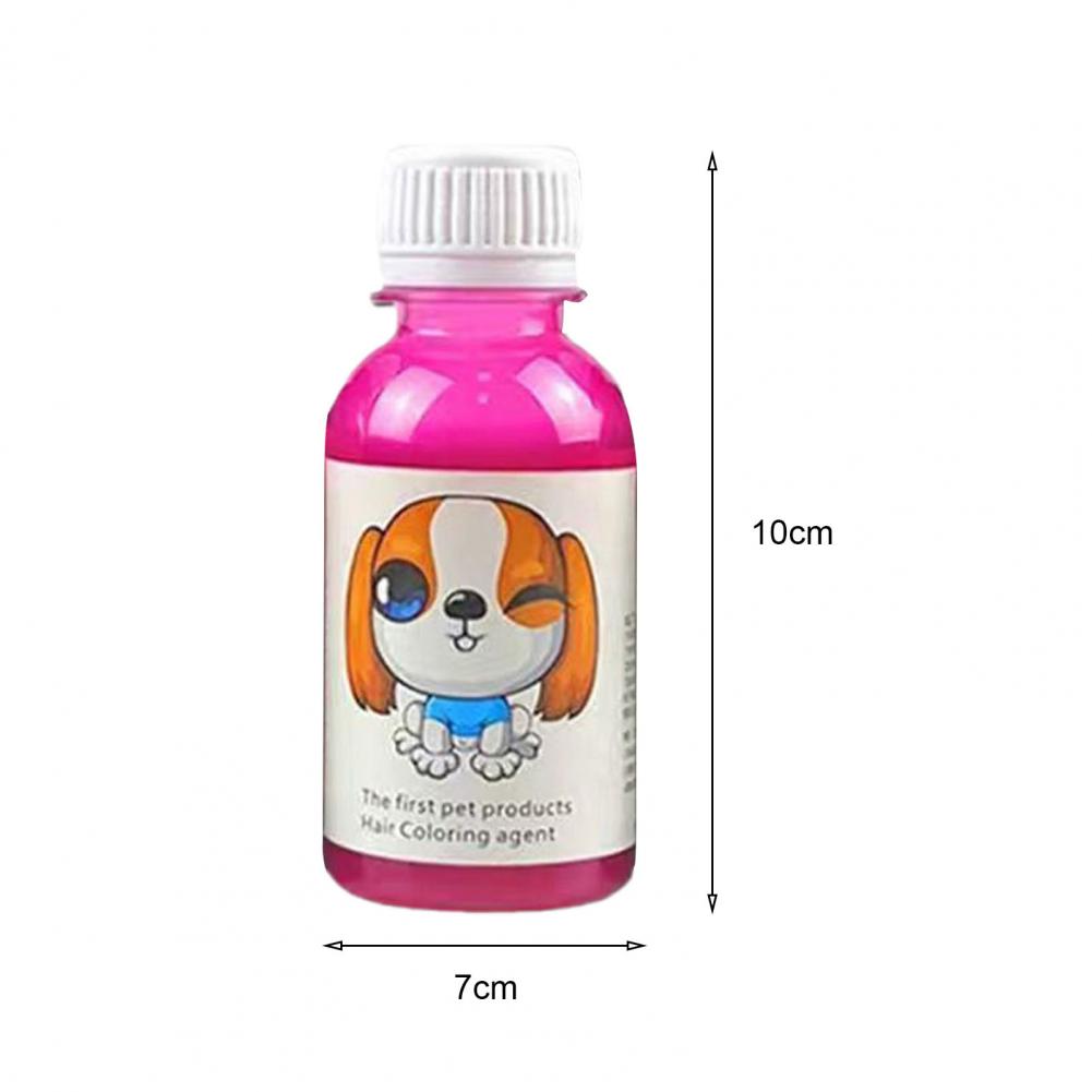 100ml Crème Colorante pour Animaux Longue Durée Coloration Cheveux Chien Non Irritante Extraits Naturels Colorant Cheveux Chat Chien Accessoires pour Animaux