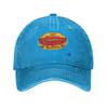 Surstromming Gewaschene Denim-Kappe Lässige Baseballkappen Verstellbare Mütze Sommer Unisex Baseballkappen